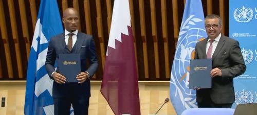 Football champion Didier Drogba